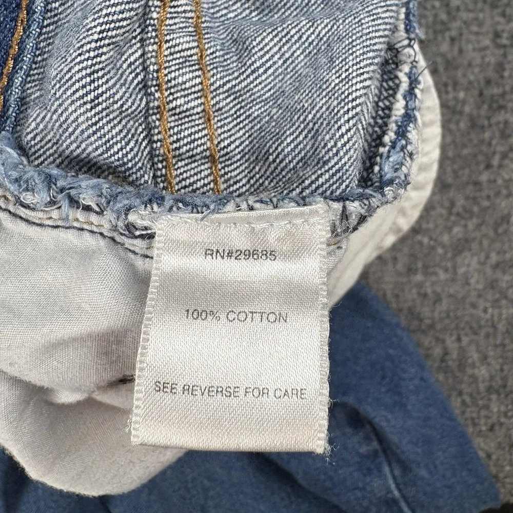 Pendleton Jeans Womens 18 Tall‎ 37x36 Blue Straight Distressed Americana Classic